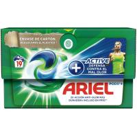 Detergente en cápsulas ARIEL ACTIVE, caja 19 dosis