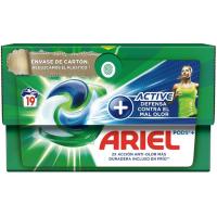 Detergente en cápsulas Frescor de Abril ARIEL, caja 19 dosis
