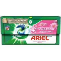 Detergent Sensacions en càpsules ARIEL ,30 dosi