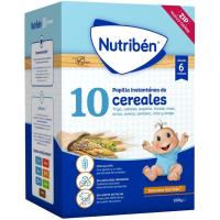 Farinetes instantanea 10 cereals NUTRIBEN, caixa 600 g