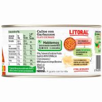 Tripes amb cigrons LITORAL, llauna 370 g