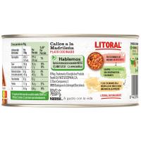 Callos a la madrileña LITORAL, lata 370 g