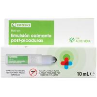 Emulsió postpicades amb àloe vera EROSKI, roll on 10 ml