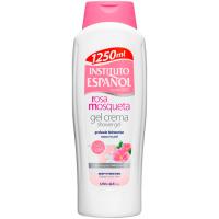 Gel de ducha rosa mosqueta INSTITUTO ESPAÑOL, bote 1.250 ml