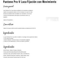 Laca fijació flexible PANTENE, spray 370 ml