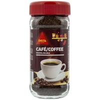 Cafè soluble natural DELTA, flascó 100 g