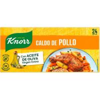 Brou en pastilles de pollastre KNORR, 24 pastilles, caixa 240 g