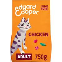 Alimento de pollo gato adulto EDGARD&COOPER, saco 750 g