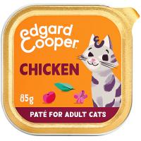 Alimento de pollo gato adulto EDGARD&COOPER, tarrina 85 g