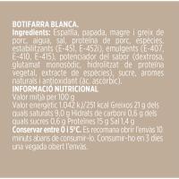 Butifarra blanca loncheada EL REBOST DE L'AVI 100Gr