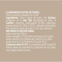 Llonganissa loncheada EL REBOST DE L`AVI 100 g