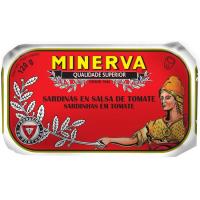 Sardines en salsa de tomàquet MINERVA, llauna 120 g