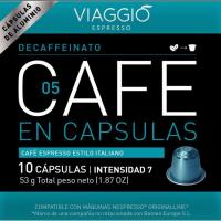 Cafè nespresso descafeïnat VIAGGIO, caixa 10 monodosis