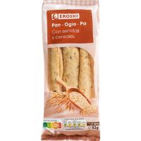 Barrita de cereales EROSKI, pack 2x83 g