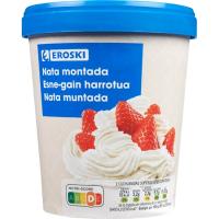 Nata muntada EROSKI, terrina 500 ml