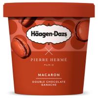 Helado macaron double chocolate HAAGEN DAZS, tarrina 420 ml