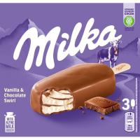 Gelat bombó MILKA, pack 3x90 ml