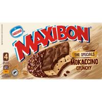 Helado mocacino crunchy MAXIBON, 4x90 ml
