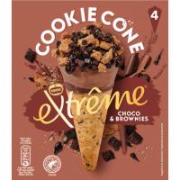 Helado cookie brownie EXTREME, 4x110 ml
