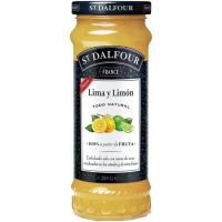 Rapsodia de frutas lima y limón ST DALFOUR, frasco 284 g