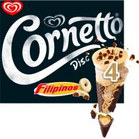 Helado disc de Filipinos CORNETTO, pack 4x90 ml