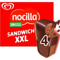 Gelat sandwich XXL NOCILLA, pack 4x140 ml
