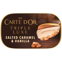 Gelat 3 luxe vainilla-salt-caramel CARTE d`OR, terrina 650 ml