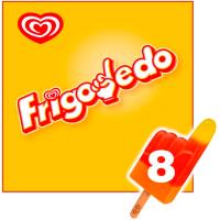 Helado FRIGO DEDO, pack 8x64 ml