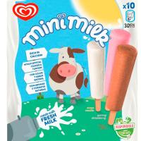 Gelat mini milk KIDS, pack 10x35 ml