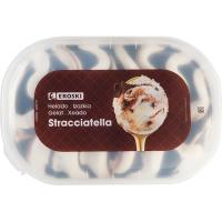 Gelat de stracciatella EROSKI, terrina 900 ml