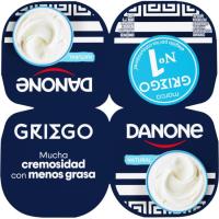 Iogurt grec natural DANONE, pack 4x110 g