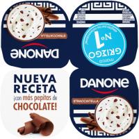 Iogurt grec stracciatella DANONE, pack 4x110 g