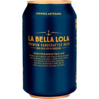 Cerveza Lager LA BELLA LOLA, lata 33 cl