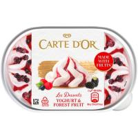 Helado de yogur forest fruits CARTE D'OR, tarrina 850 ml