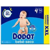 Pañal bebé seco Box XXL talla 4 DODOT, paquete 164 uds