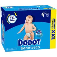 Bolquer bebè sec Box XXL talla 4 DODOT, paquet 164 u