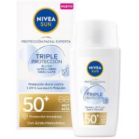 Crema solar facial uv triple protect FP50+ NIVEA, tub 40 ml