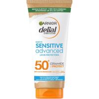 Loció solar FPS50+ DELIALSENSITIVE ADVANCED, tub 175 ml