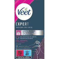 Bandes depilatòries d'axil·les VEET expert, caixa 16 u