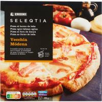 Pizza vecchia modena EROSKI SELEQTIA, caixa 375 g
