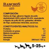 Sticks ranchos de hígado PEDIGREE, bolsa 60 g