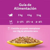 Gelatina d'ocells per a gat WHISKAS, pack 4x85 g