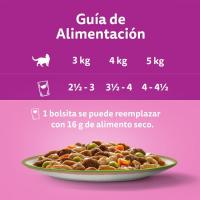 Alimento en salsa para gato WHISKAS SELECCIÓN CHEF, pack 4x85 g