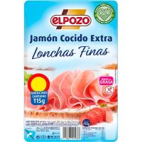 Pernil cuit rodanxes fines ELPOZO, 115g