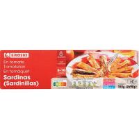 Sardinilla tomàquet EROSKI, pack 2x90 g