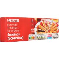 Sardinilla tomàquet EROSKI, pack 2x90 g