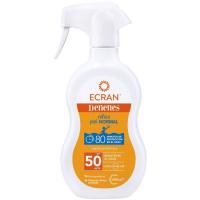 Leche solar infantil 80 mins FP50 ECRAN DENENES, pistola 270 ml