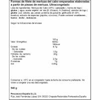 Filete de merluza empanado PESCANOVA, bolsa 540 g