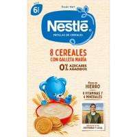 Farinetes 8 cereals amb galetes NESTLÉ, caixa 475 g