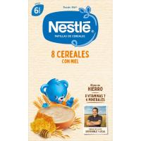 Farinetes 8 cereals amb mel NESTLÉ, caixa 475 o